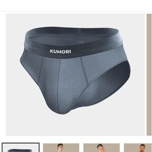 Kumori Bamboo Grey Briefs